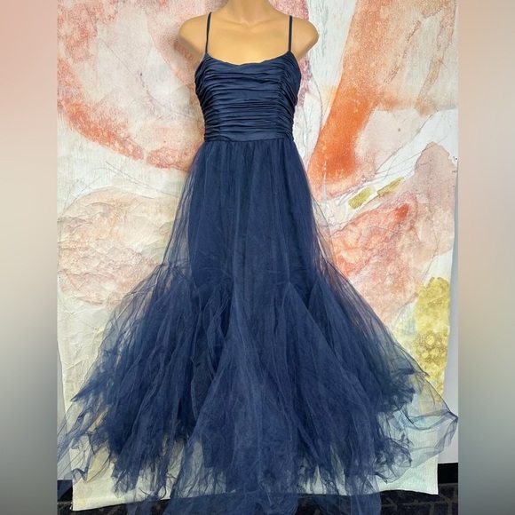 Hutch Navy Blue Maxi Dress - Picture 3 of 10